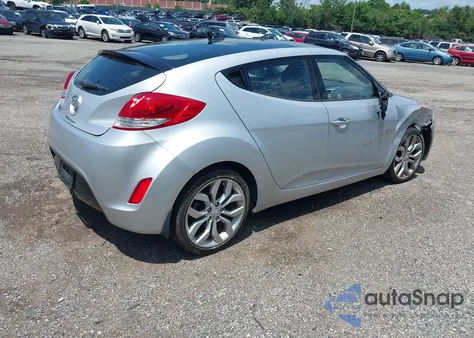 2013 Hyundai Veloster Base W/Black from USA, damaged, VIN KMHTC6AD0DU120996